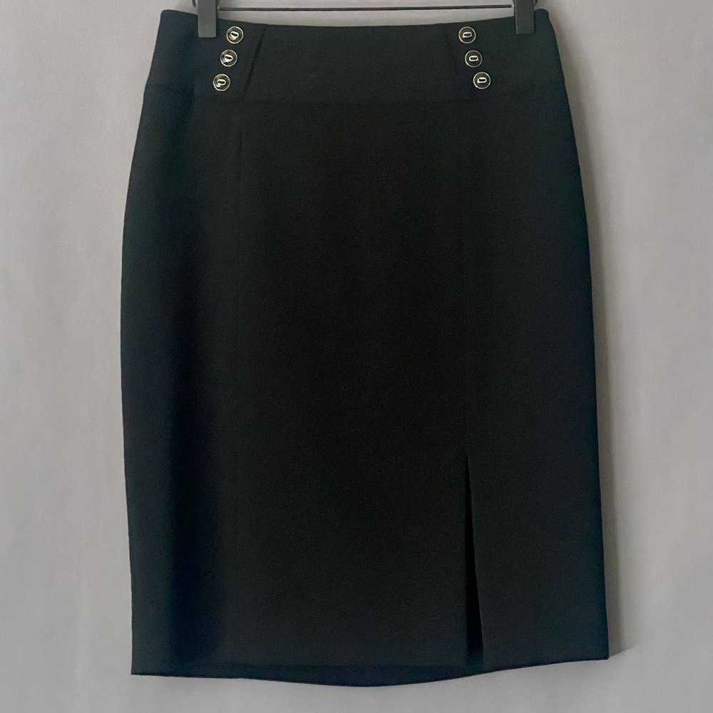 White House Black Market Pencil Skirt Career Black Women's Size 4